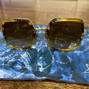 RARE Chrome hearts “blue job” gold plated sunglasses Chrome Hearts | Accessories | Rare Chrome Hearts Blue Job  main image 2